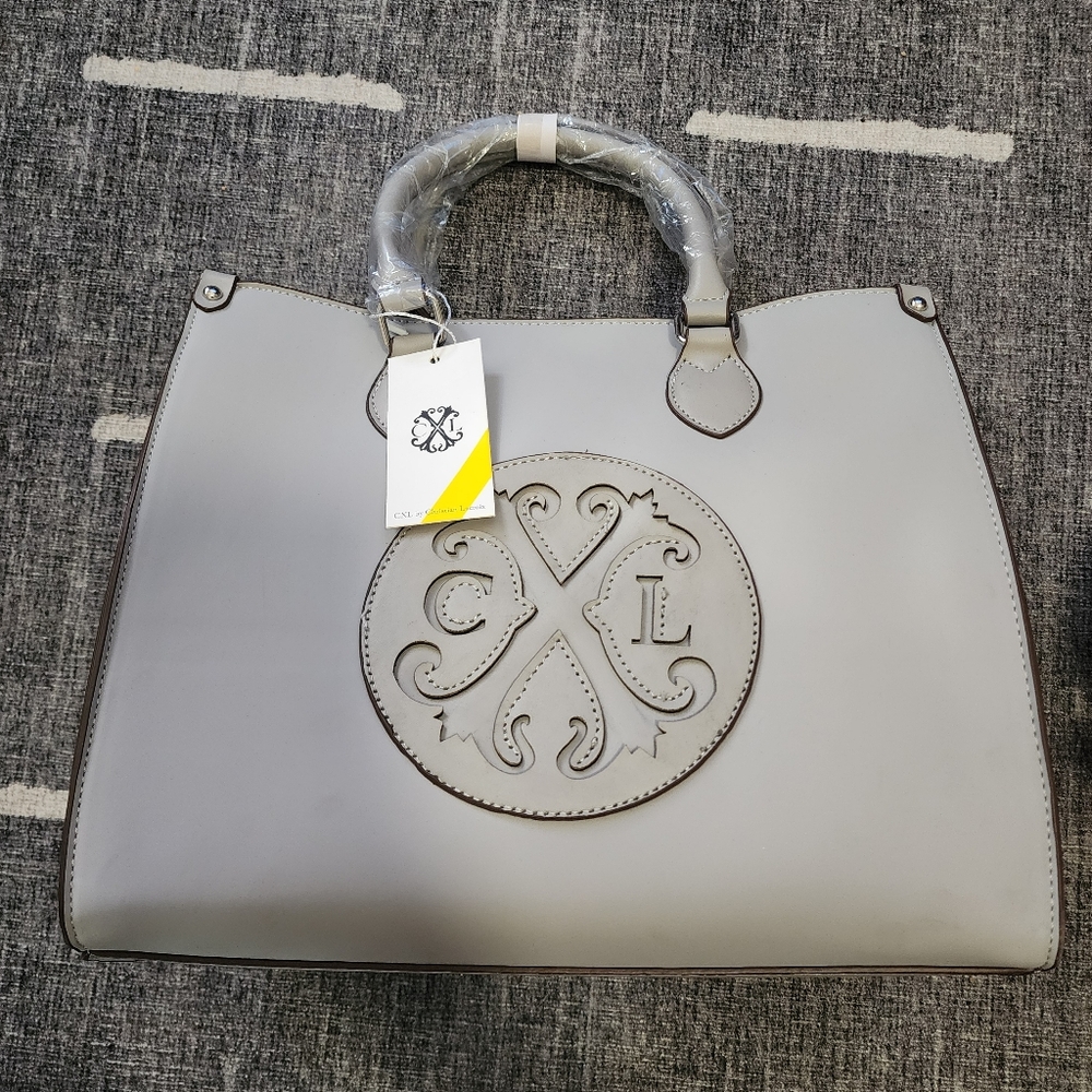 Grey cxl bag with cross body strap
